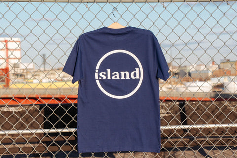 Island Circle Logo Tee Navy